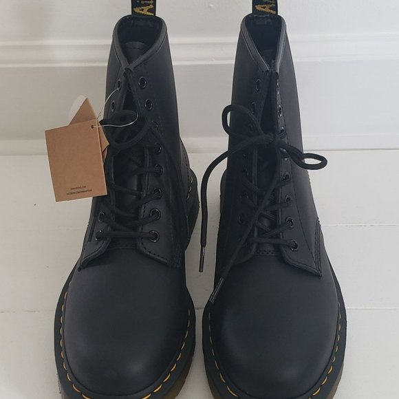 NEW Dr Doc Martens 1469 SR Black Safety Shoe Boots Men's US 11 Womens US 12 - Picture 4 of 8